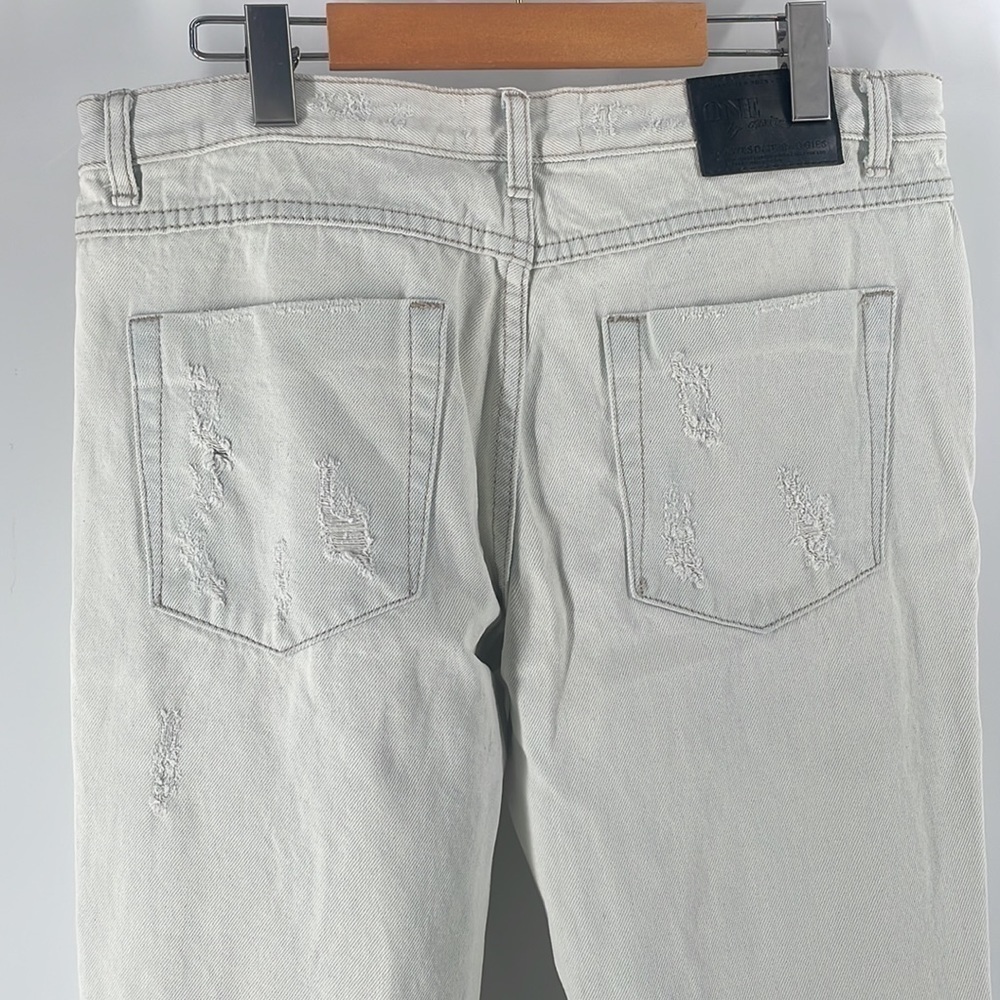 ONE X Oneteaspoon jeans awesome baggies distressed jeans sz 31 - Picture 11 of 11